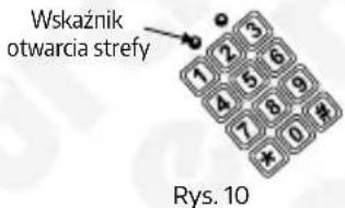 Wskaźnik otwarcia strefy Rys. 10