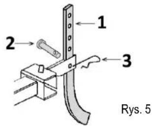 NAC TIP80-CR950 - Montaż lemiesza - 1
