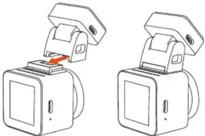 Vantrue E1 - Instalowanie kamery na przedniej szybie - 1