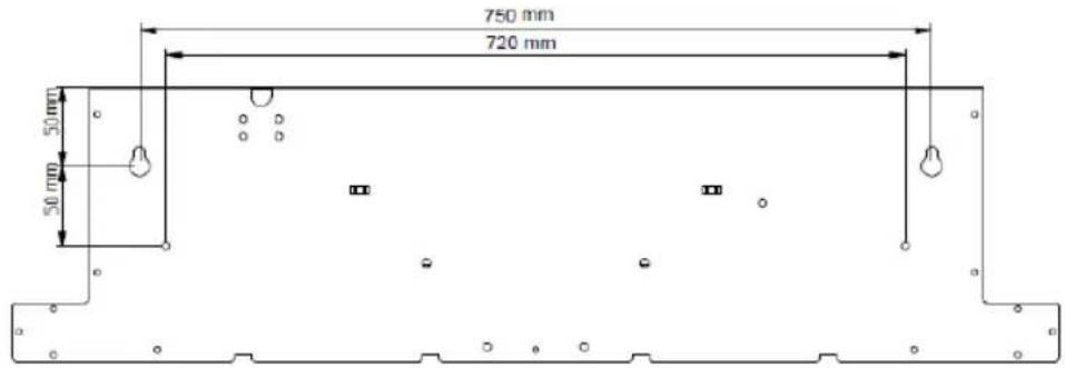 750 mm 720 mm 50 mm 50 mm