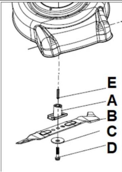 E A B C D