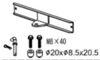 M8 x 40 φ20xφ8.5x20.5