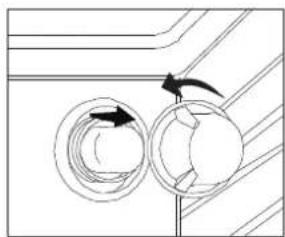 Cookology CFSPSC501WH - Replacing the oven lamps - 1