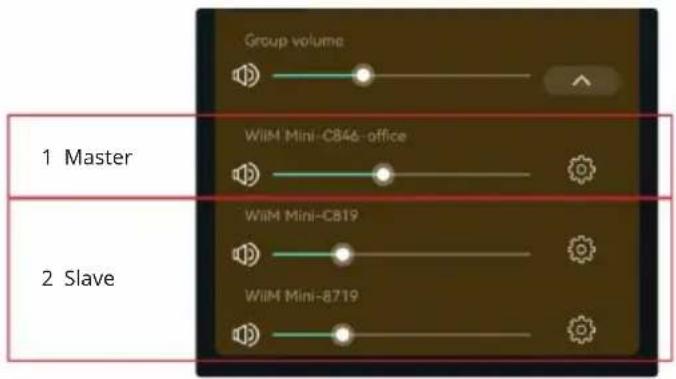 Group volume 1 Master 2 Slave WiM Mini-C846-office WiM Mini-C819 WiM Mini-8719