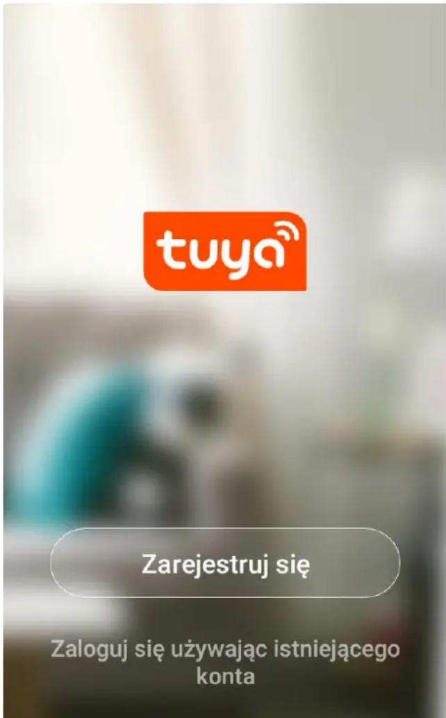 tuya Zarejestruj się Zaloguj się używając istniejącego konta