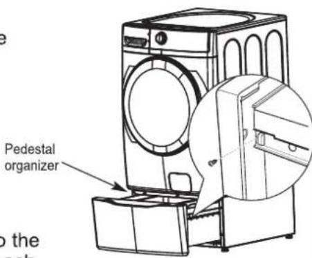 Pedestal organizer