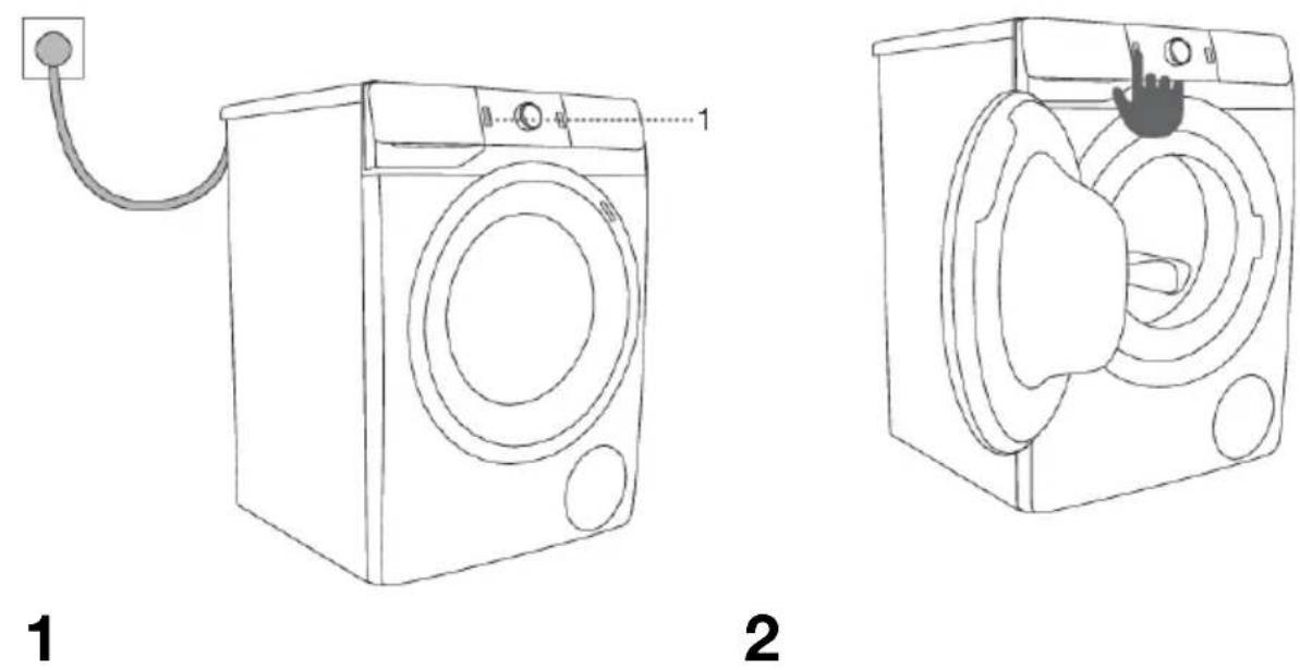 HISENSE WF3V8023BWS - Krok2:Przygotowywanieprocesuprania - 2