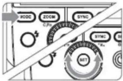 MODE ZOOM SYNC C.Fa SYNC SET Rc