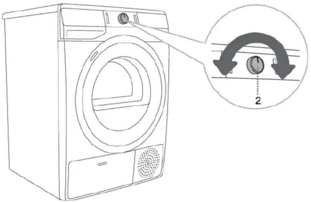 GORENJE DPNE83GNLWIFI - Krok3: Wybórprogramususzenia - 1