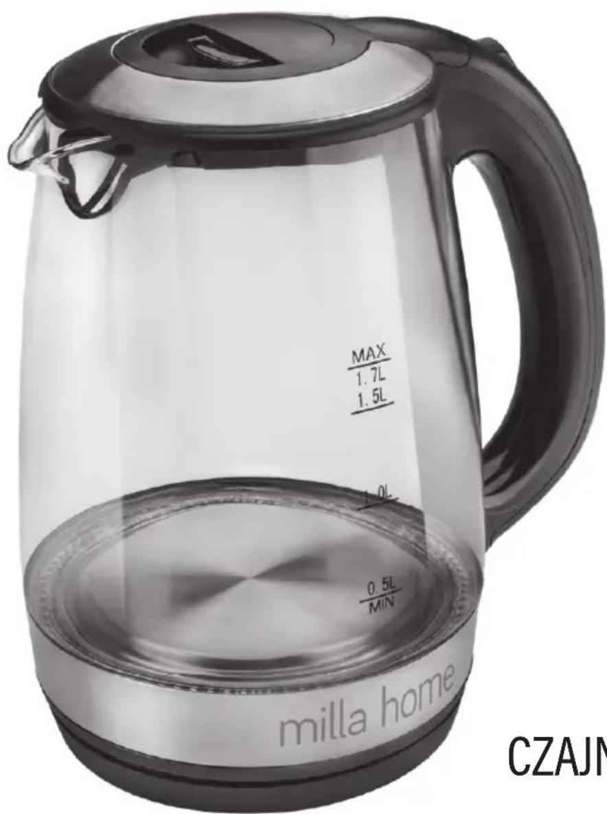 MAX 1.7L 1.5L 0.5L MIN milla home CZAJN