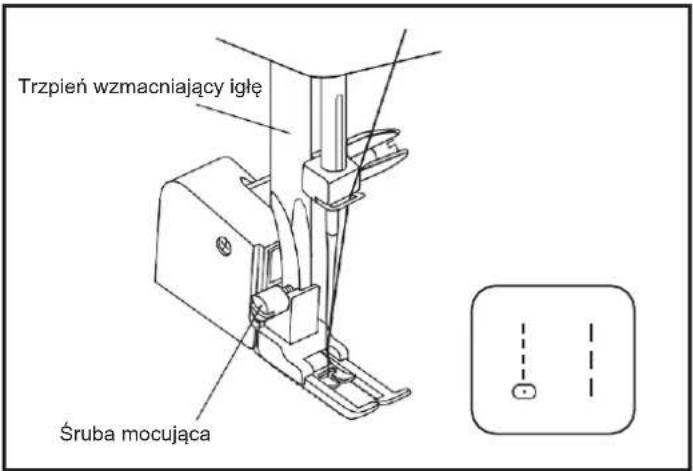 Trzpień wzmacniający iglę Śruba mocująca