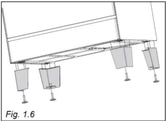 Elba Vintage VR 965 FG - LEVELLING THE COOKER - 1