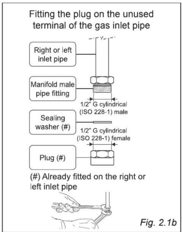 Elba Vintage VG 965 FG - CONNECTING THE APPLIANCE TO THE GAS SUPPLY - 2