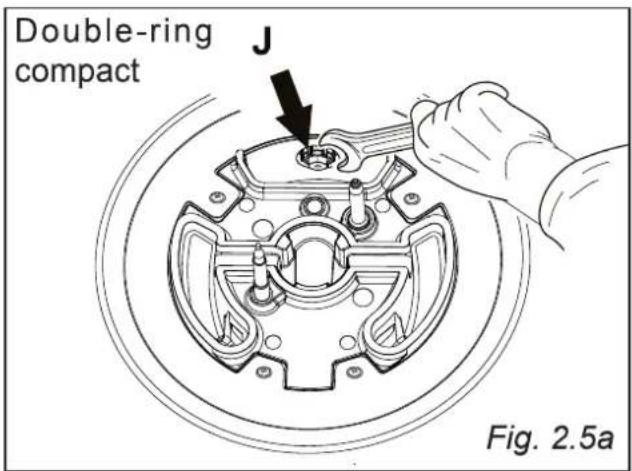 Elba Vintage VX 965 FG - ADJUSTING OF THE MINIMUM OF THE TOP BURNERS - 2