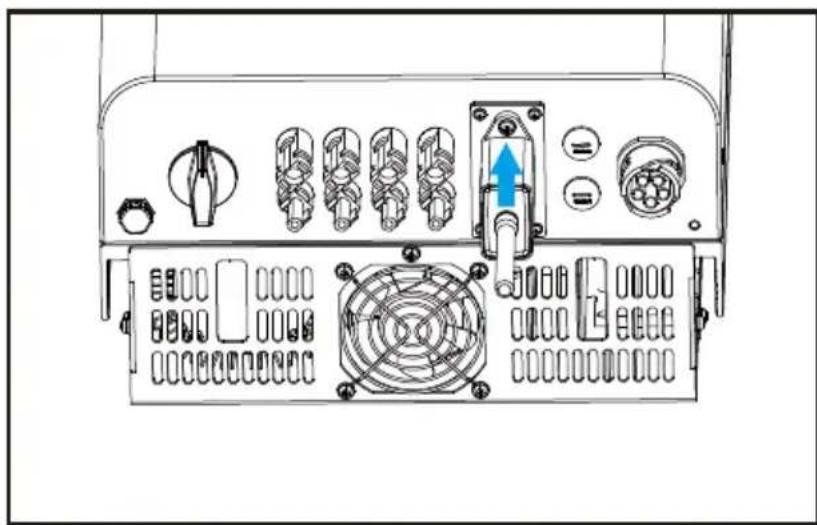 Deye SUN-7K-G03-P - Installation of datalogger - 1