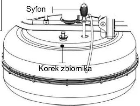 Syfon Korek zbiornika