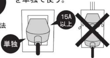 Yamazen YECP-S100 - 警告 - 2