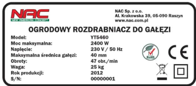 NAC YT5460 - Instrukcja Obsługi - 6