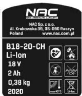NAC HB18-B20-WRH-CH - OPIS STRON GRAFICZNYCH I PIKTOGRAMÓW - 21