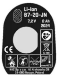 NAC PRB72H-B20-JN - Inne oznaczenia na maszynie - 2