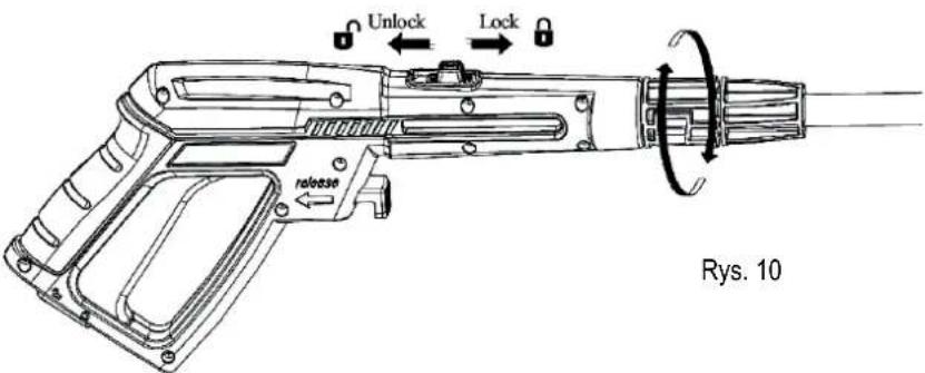 NAC PWE180-PC-LN - Blokada dyszy rozpylającej - 1