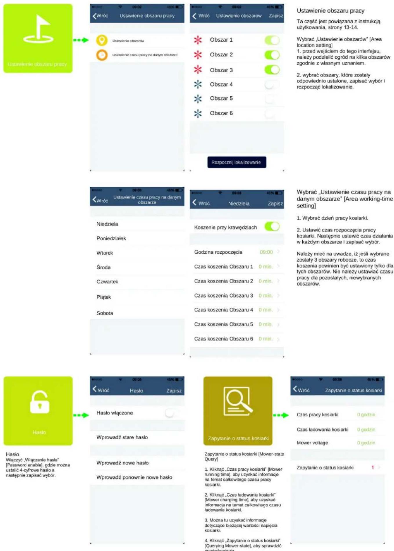 NAC RLM1800-T - Używanie Aplikacji: - 4
