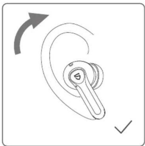 SoundPEATS Air 4 Pro - Metody noszenia słuchawek - 1