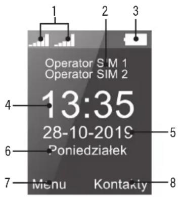 Götze & Jensen GFE303 - OPIS WYŚWIETLACZA - 1