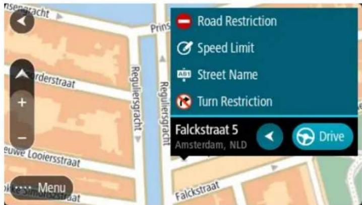 Road Restriction Speed Limit Street Name Turn Restriction Falckstraat 5 Amsterdam, NLD Drive