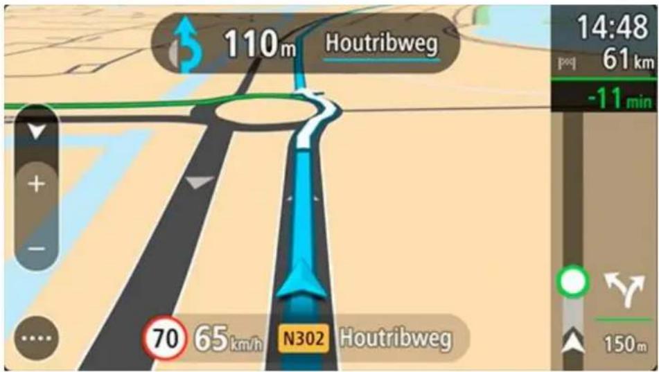 110m Houtribweg 14:48 61 km -11 min 70 65km/h N302 Houtribweg 150m