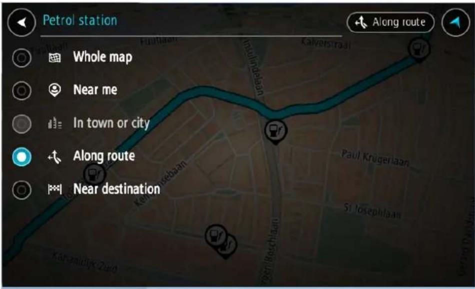 TOMTOM GO Camper Max 700 - Wyszukiwanie stacji benzynowej - 6