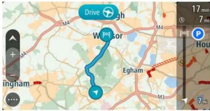 Drive Hugh Windsor Egham M4 M3 17 min 7 mi [××] Hou ingham 7 mi