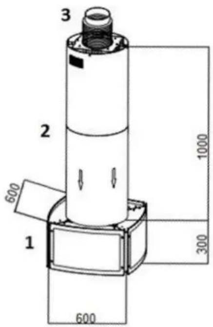 Solgaz OW-Inox - Budowa okapu - 1