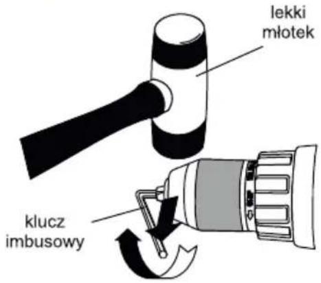 lekki młotek klucz imbusowy