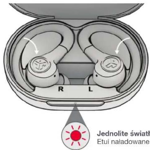 R L Jednolite światła Etui naładowane