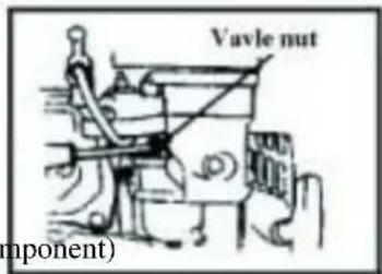 Vavle nut component)