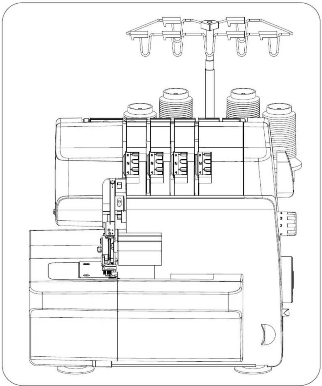 Minerva ML3314 - REGULACJA NAPREŻENIA NICI - 1