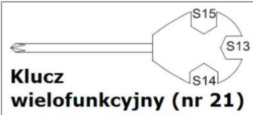 Klucz wielofunkcyjny (nr 21)