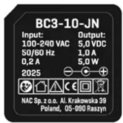 NAC PRB36-B15-JN - Inne oznaczenia na maszynie - 2