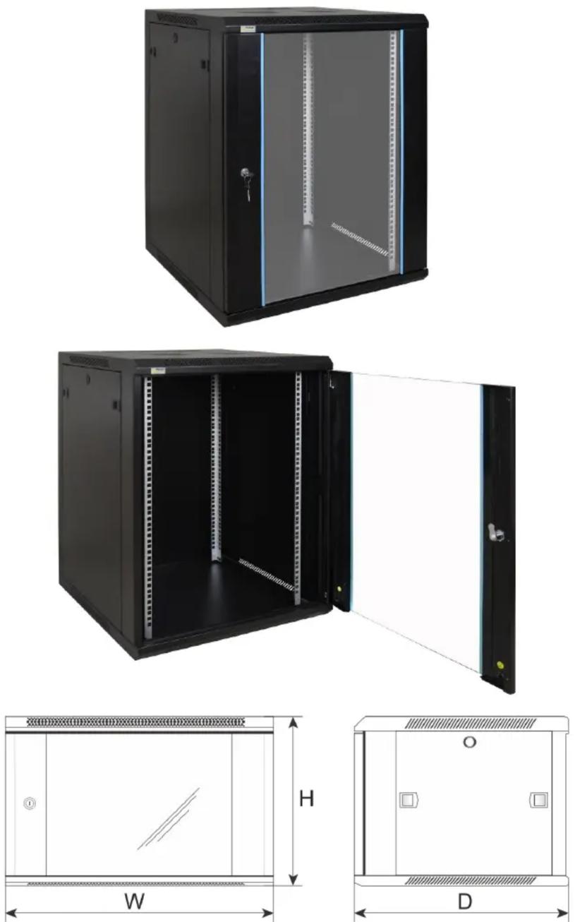 PULSAR RW1566 - Profile RACK 19" – zmiana rozstawu - 2