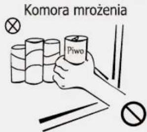 TOSHIBA GR-RF692WE-PMJ06 - Ostrzeżenia dotyczące umieszczanych produktów - 3