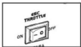 ESC THROTTLE ON OFF USA
