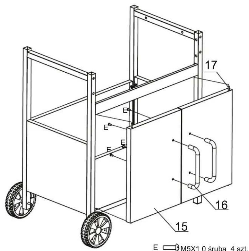 17 E E E E 16 15 E M5X1 0 śruba 4 szt.