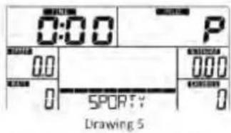 0:00 P 00 000 0 SPORT: 0 Drawing 5