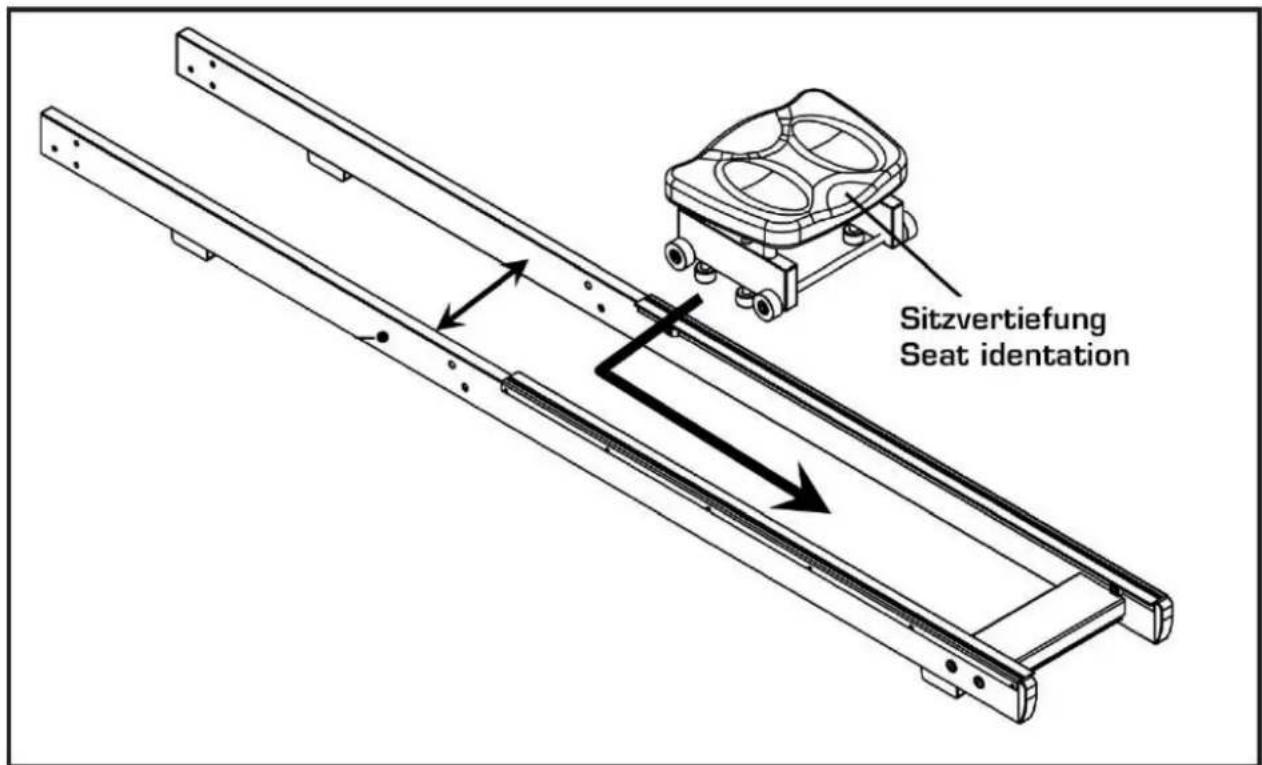 Sitzvertiefung Seat identation