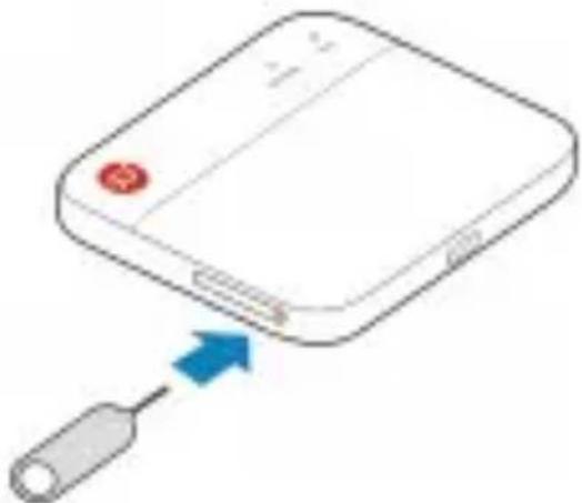 ZTE F50 - Wkładanie karty nano-SIM - 1
