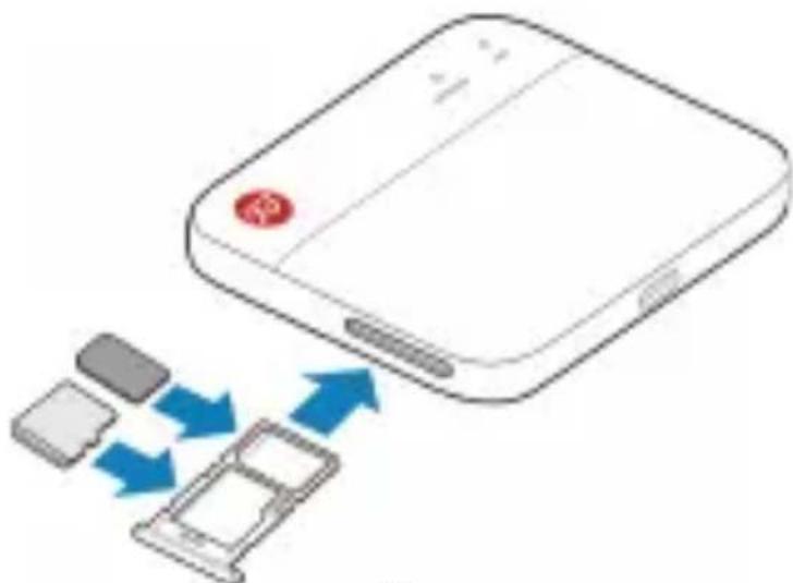 ZTE F50 - Wkładanie karty nano-SIM - 2