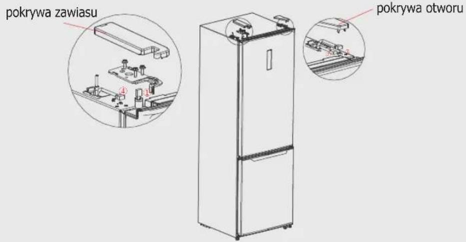 TOSHIBA GR-RB360WE-DMJ - Drzwi prawe i lewe – zamiana - 10