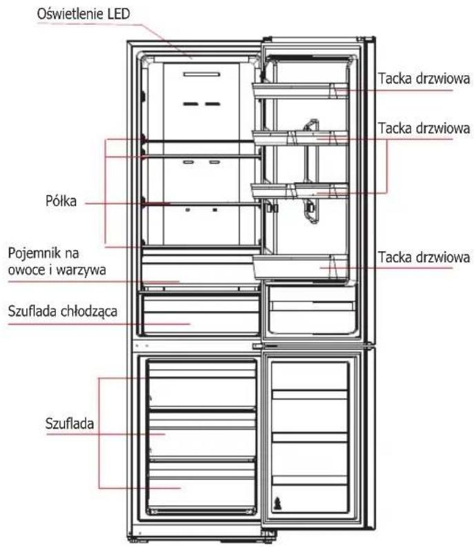 TOSHIBA GR-RB360WE-DMJ - Kluczowe elementy składowe - 1