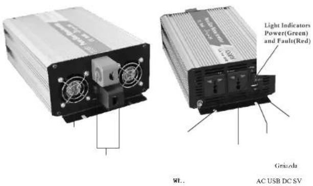 Extralink OPIP-500 - Szkic falownika - 1